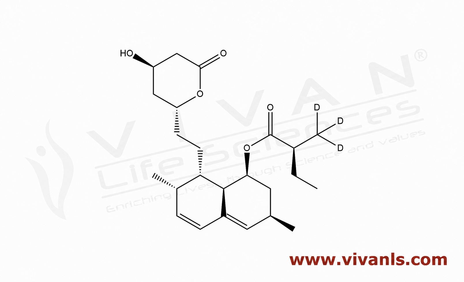 Stable Isotope Labeled Compounds-Lovastatin Ammonium Salt D3-1784800490.png